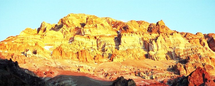 cerro aconcagua pared oeste cumbre